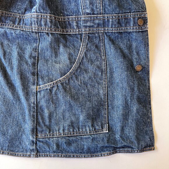 Vintage 70's Men's Levi's Orange Tab Denim Chore Coat Jacket Size Large - Picture 5 of 8